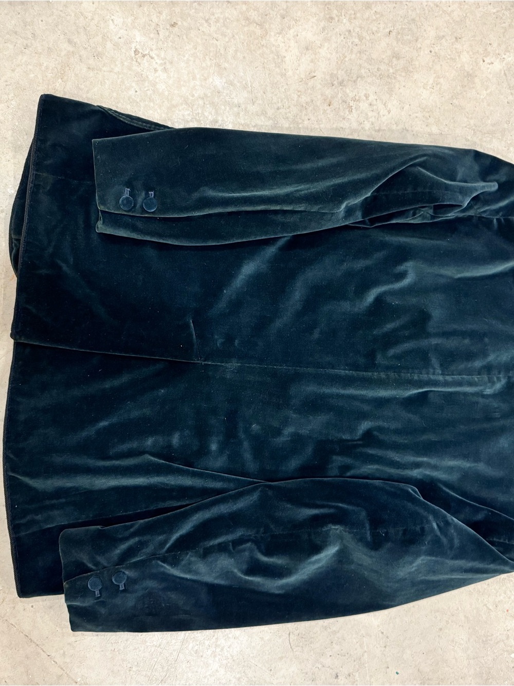 Ralph Lauren Double RL Dark Teal Velvet Sport Coat Blazer - Picture 3 of 6
